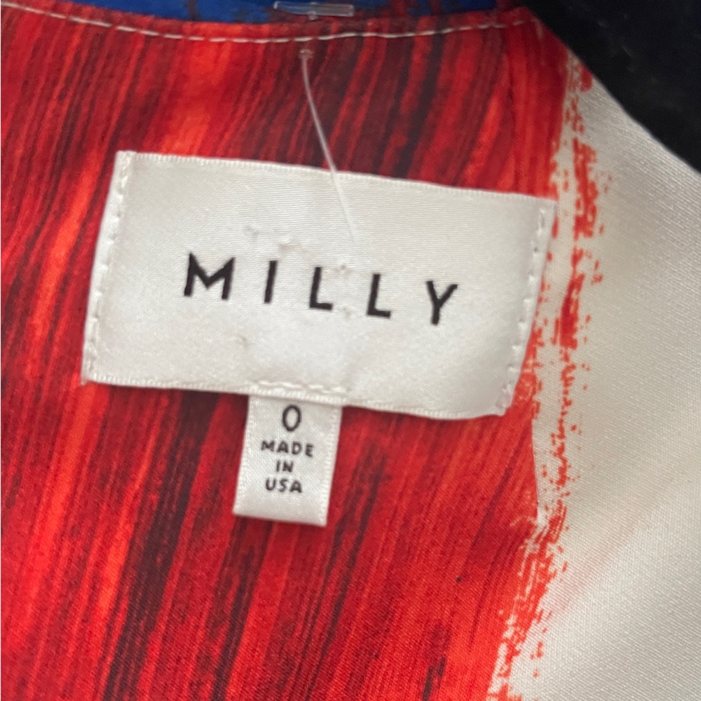 Milly abstract tank top career dress - Picture 4 of 4